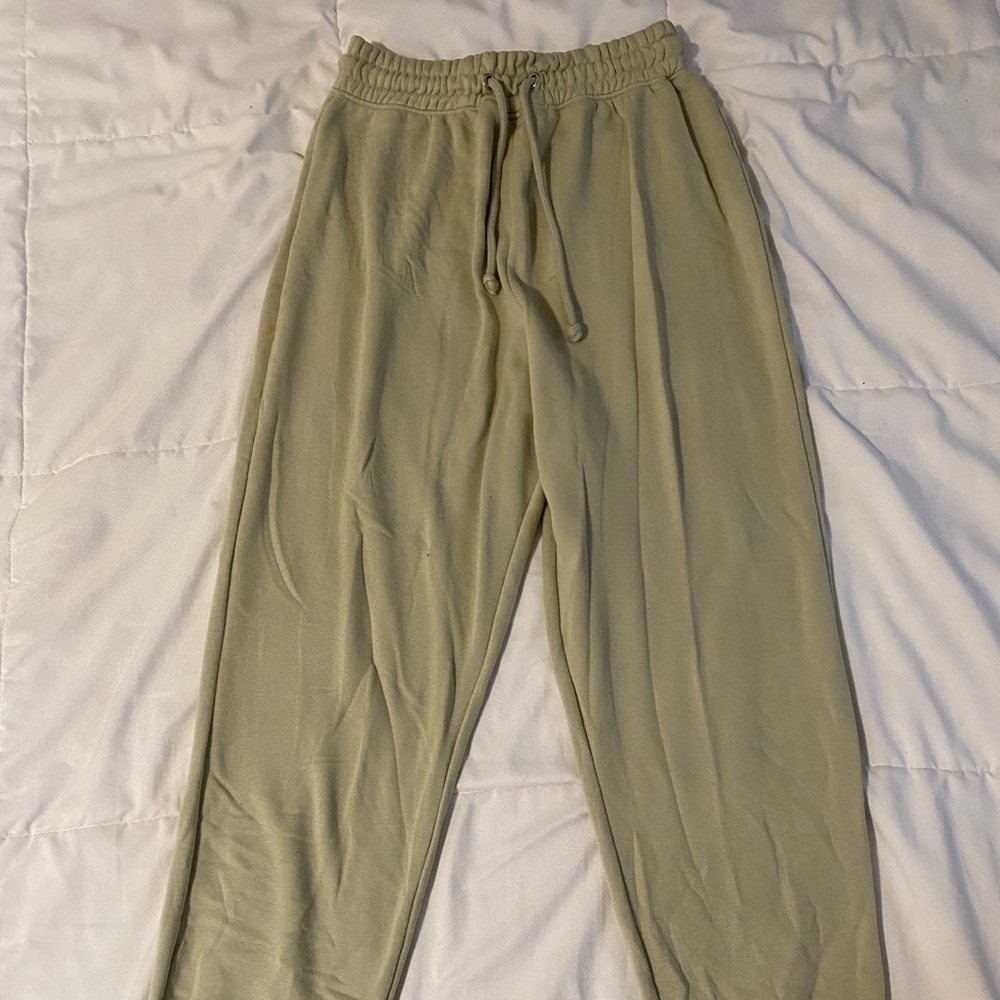 princess polly light green joggers